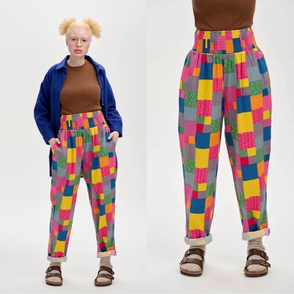 Lucy & Yak Colorful Patchwork Women's Pants
